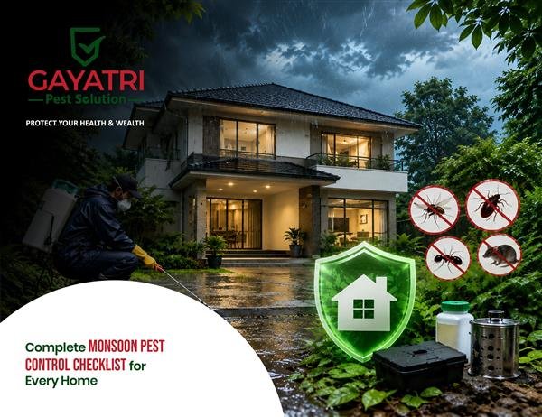 Complete Monsoon Pest Control Checklist